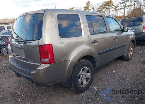 2009 Honda Pilot Lx из США, поврежденный, VIN 5FNYF48269B051841